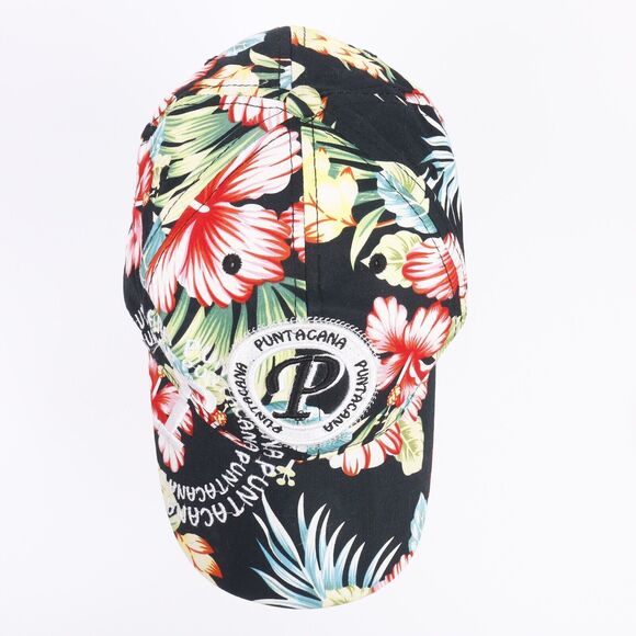 Punta Cana Kaliko Embroidered Logo Patch AOP Floral H&L Ball Cap Hat - Picture 4 of 11